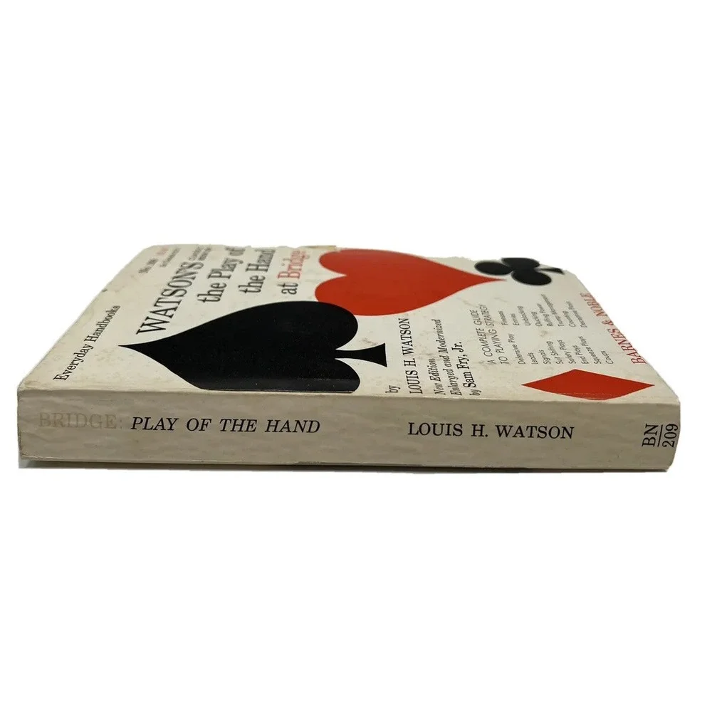 Vintage Watson's Classic Book on the Play of the Hand at Bridge Louis H. Watson